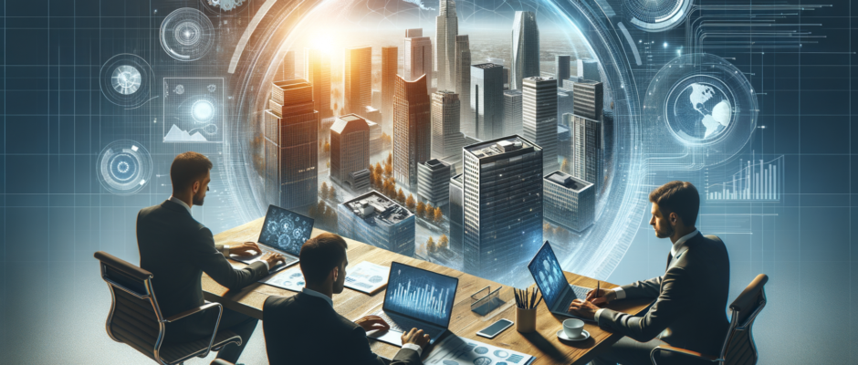 Panorama Łodzi z nowoczesnymi biurowcami, symbolizującymi rozwój biznesu w województwie łódzkim i lokalne wyzwania gospodarcze.