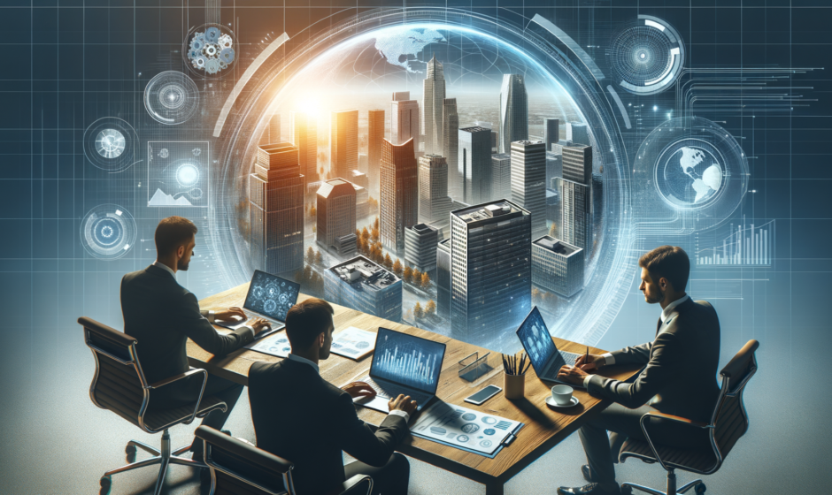 Panorama Łodzi z nowoczesnymi biurowcami, symbolizującymi rozwój biznesu w województwie łódzkim i lokalne wyzwania gospodarcze.